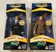 2 SPENCER GIFTS STAR TREK CAPTAIN KIRK & SPOCK AFIGS PLAYMATES 1996 NEW LTD 5000