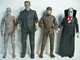 K26i73521 FRANKENSTEIN MUMMY WOLFMAN PHANTOM GLOW NECA 7" COMPLETE MONSTERS