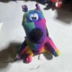 Scooby Doo Rainbow Tie Dye Toy Factory 9&rdquo; Plush Stuffed Animal Toy Excellent Con