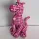 Scooby Doo Pink Check Gingham Print AOP Plush Stuffed Animal 14" Toy Factory