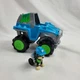 Paw Patrol Dino Rescue Rex Figure & Truck Blue Vehicle Spin Master Wheelchair VG