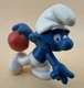 Smurfs Bowler Smurf Vintage PVC Figure 1979 Peyo Schleich #20051