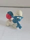 Smurfs 20051 Bowler Smurf Bowling Ball Figurine Vtg 1979 Figure Schleich Peyo
