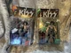 2 KISS Ultra Action Figures McFarlane Toys 1998 #1052 Gene Simmons Peter Criss