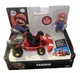 Nintendo Super Mario Bros Movie Pull Back Toy Racer Kart Mario Figure 2023 Jakks