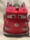 Disney Pixar Cars Red Firetruck Diecast Metal Radiator Springs Truck