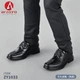 ZYTOYS 1:6 ZY1033 Male Square Toe Hollow Leather Shoes Model Fit 12'' Figures