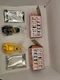 Lot of 2-Bearbrick Be@rbrick Series 45 Hero Black Adam & Animal Flinstone-New-OB