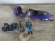 M.A.S.K. Kenner Piranha with Sly Rax and Short Mask Motorcycle Sidecar