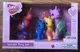 Play Right Wonder Pony Set 4-pk Plastic Horses Tall Little Pony Playset 4.5-2.5"
