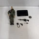 2008 Gi Joe Cobra 25th 3.75" Duke v27 Figure Comic 2 Pack Hasbro