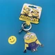 🔥1x Loungefly Minions Despicable Me Keychain Metal Enamel 2024 Universal Studio