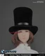 ZYTOYS 1/6 ZY5032 Top Hat Model Props For 12" Male Female Figure Head Body Toys