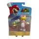 Nintendo Super Mario Action Figure 4 in CAT PEACH w/ Super Bell Jakks Figure New