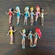 Polly Pocket Disney Princess Mini Dolls Magic Clip MagiClip Mix Lot of 10