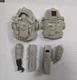 1983 Hasbro GI Joe Cobra White Snake S.N.A.K.E. Armor Part Lot #1