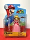 2023 JAKKS Pacific World of Nintendo Action Figure: PRINCESS PEACH (w/ Umbrella)