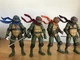 Custom Mezco NECA 1/12 TMNT Battle Damaged Wired Scarf 4-Pack