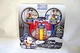 Disney Mickey Mouse Collectable PEZ Dispenser Set in Metal Tin with Vint. Poster