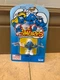 Schleich Collectable Figure Smurf reading a book with on alphabet #20825