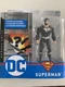 DC Spin Master Series 3 Black Suit Superman W/ Beard New Figure 4&rdquo; Solar Suit