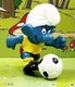 The Smurfs - Schleich - 20035 Smurf footballer (yellow jersey & shorts
