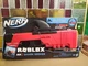 NERF Roblox MM2: Shark Seeker Dart Blaster, Shark-Fin Priming Action