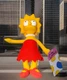 Jakks Pacific The Simpsons Lisa SIMPSON 9" Plastic & Plush Doll New With Tags