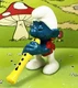 The Smurfs - Schleich - 20048 Smurf Flutist (W.Berry Co.)