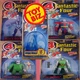 4 1994 Marvel Toy Biz Fantastic Four Doctor Doom Mole-Man black Bolt EX- EX