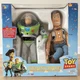 DISNEY TOY STORY BUZZ & WOODY THINKWAY INTERACTIVE BUDDIES FIGURES 1997 ORIGINAL