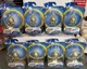 Lot Of 8 Sonic The Hedgehog Gold Chao Figure 1.75" 2021 Jakks Pacific Sealed