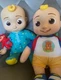 Cocomelon JJ Musical Back to School Plush Doll with Backpack And Nighttime JJ