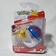 Pok&eacute;mon Clip 'N' Go Pikachu + Great Ball Action Figure Toy by Jazwares
