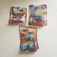 Lot of 3 Disney Pixar Cars - Luke Pettlework, Fillmore, Alex Carvill (pkg wear)