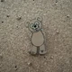 WDW - Hidden Mickey 2007 Series 2 - Disney Bear Both Arms Behind Back #58160