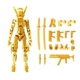 Titan 13 T13 3D Printed Action Figure Assembly Completed Posable Robot