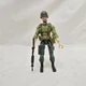 GI Joe Soldier Trooper 25th Anniversary Action Figure Hasbro 3.75" 1/18