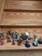 Disney Marvel Avengers Cake Topper Lot (15) Clear, blue Base PVC Thanos Hulk 