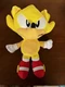 9" Jakks Pacific Sonic The Hedgehog  Super Sonic Toy Plush