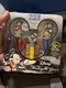 PEZ Disney Mickey 80 Years Collection Tin Dispensers & Vintage Movie Poster