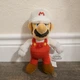 New Super Fire Mario (White) Plush Stuffed Toy 9" Jakks world of Nintendo