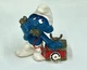 Smurfs  Telephone Smurf 20062 Vintage Phone 1980s PVC 2" Figurine Schleich Peyo