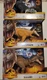 LOT of 3 Jurassic World Dominion Roar Strikers 13" Dinosaur Figures w SOUND