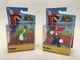 Super Mario YOSHI & MARIO Action Figures Nintendo Jakks Pacific 2.5" lot of 2