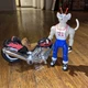 1994 Galoob Biker Mice From Mars Sports Bros Vinnie Action Figure + Bike Parts