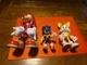 Sonic The Hedgehog Classic Knuckles 2.5" Figure Jakks Pacific Blue Sonic Tails 