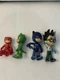 Disney PJ Masks  Action Figures Catboy Owlette Gekko Romeo Set Of 4