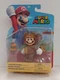 Jakks Pacific Super Mario TANOOKI MARIO w LEAF 4" Figure Wave 35 NEW SEALED 