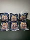 6 Packs Lot Disney Wish Figure 3D Bag Clips Mystery Surprise Chance Collectors